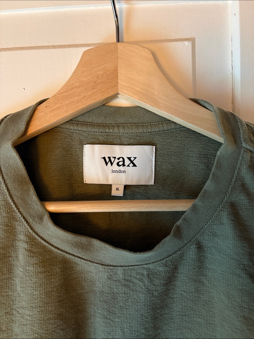 Wax London Sage Green “Dean” Boxy Fit Tee